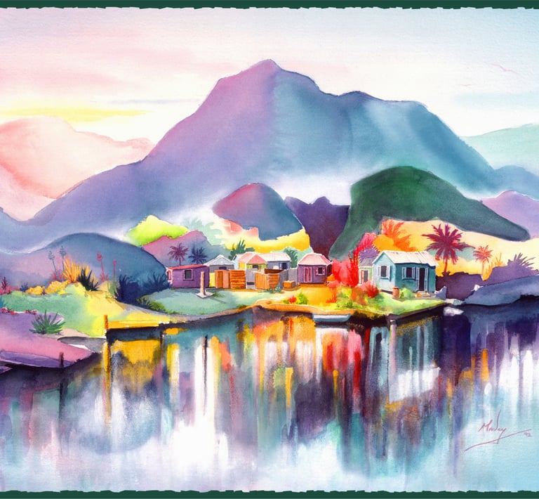 "Still Waters" painting by Nick Maley