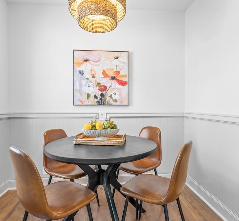 breakfast nook greenville staging house