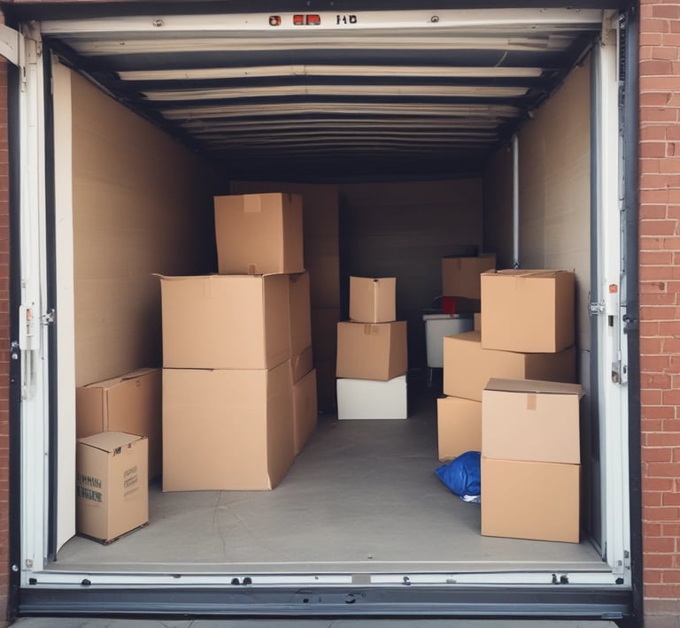 a truck with a sign that says cle junk junk removal