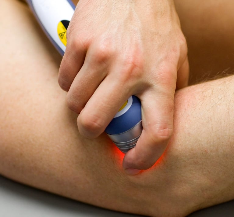 cold laser therapy on elbow