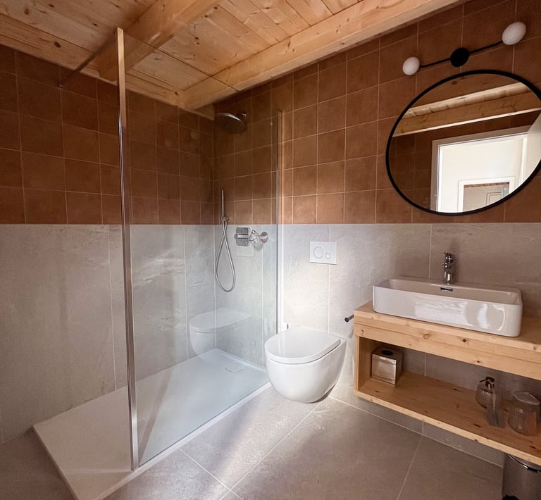 salle de bain nature terre cuite