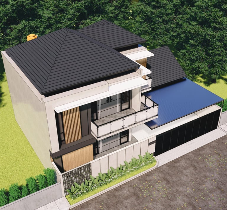 Arsitektur Hunian 2 Lantai – Klien Mr. Haeru (Kuningan)