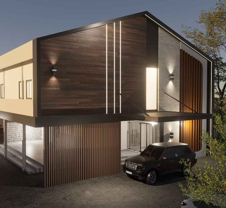 Visualisasi 3D Kafe Usaha – Klien Mr. Rusmamda Kalimantan Utara