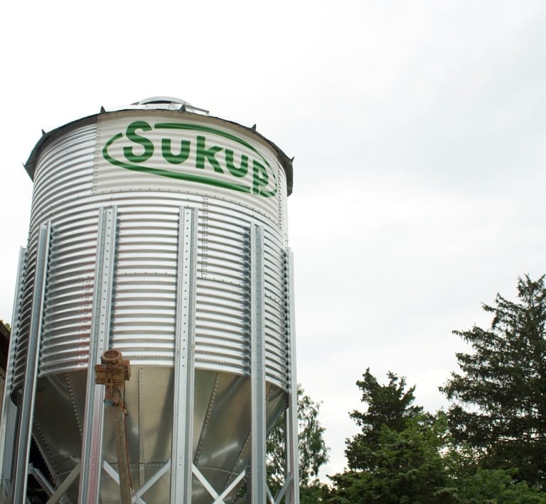 Sukup grain bin