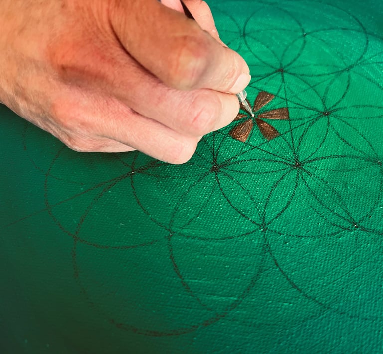 Workshop-heilige Geometrie-Mandala-Selbstentfaltung