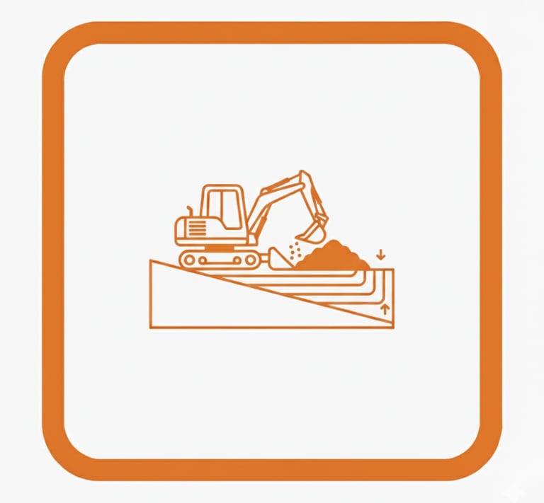 a construction worker is working on a construction site