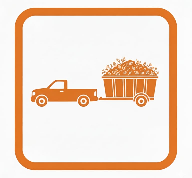 a truck with a truck with a basket of flowers