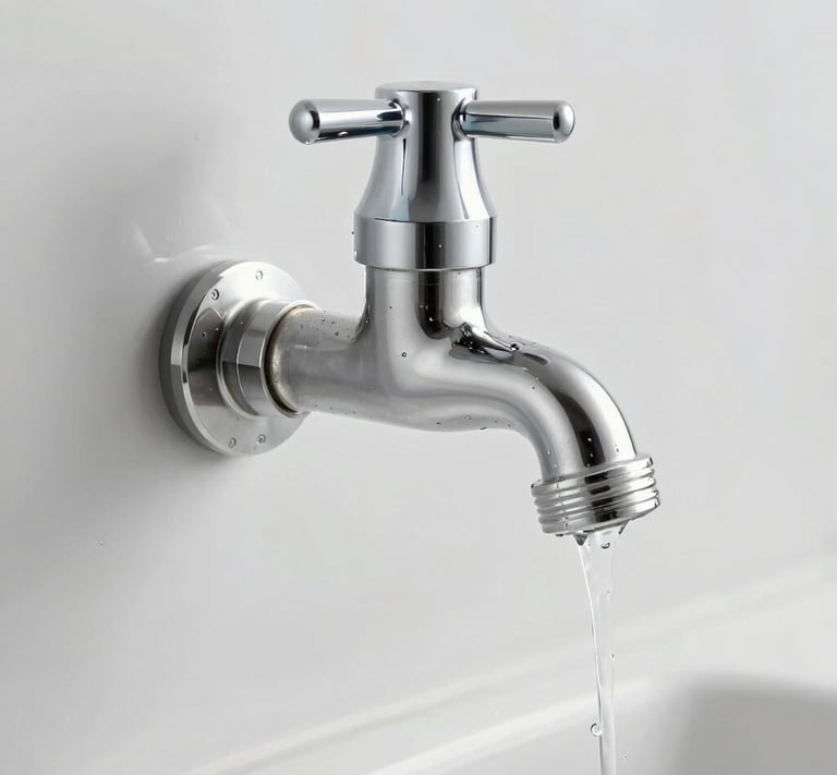 Before and after shots of a home office renovation with fresh paint and new desk.