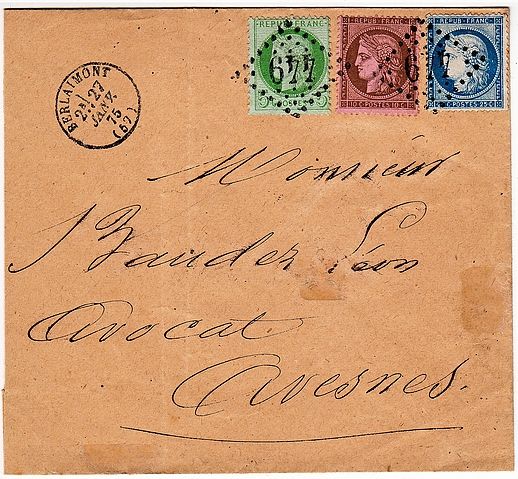 Losange Gros Chiffres 449 et type 16.
