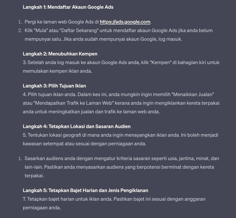 Chatgpt untuk pemasaran