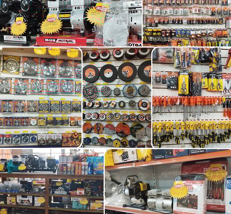 Ferramentas Manuais, Ferramentas Eletricas e Equipamentos