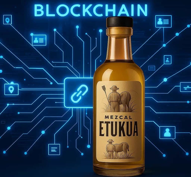 Representación del futuro de la protección del mezcal usando blockchain y transparencia
