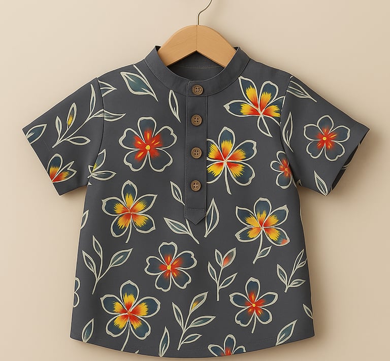 playful kidswear in digital print