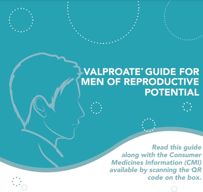 Front page of male patient guide booklet