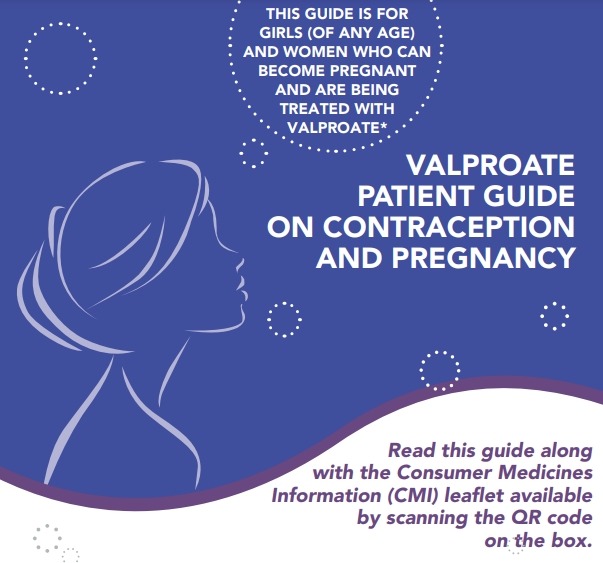 Front page of female patient guide booklet