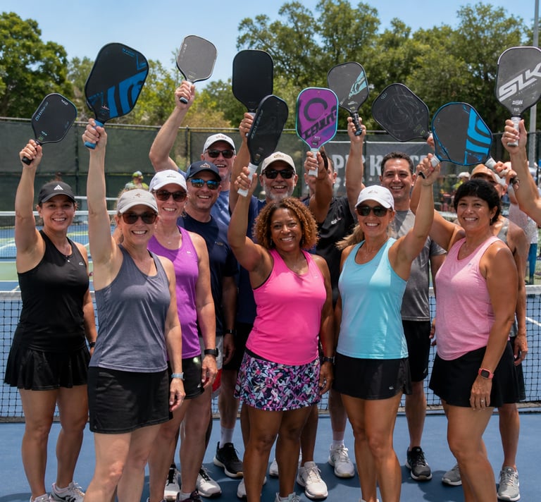 Pickleball competitive community event in NJ