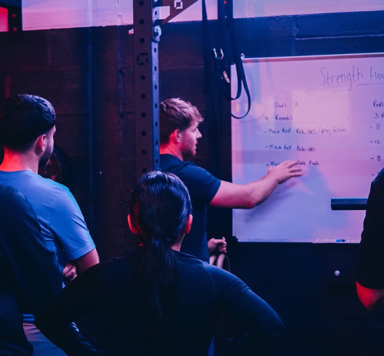 Hyrox Class coached by an expert coach