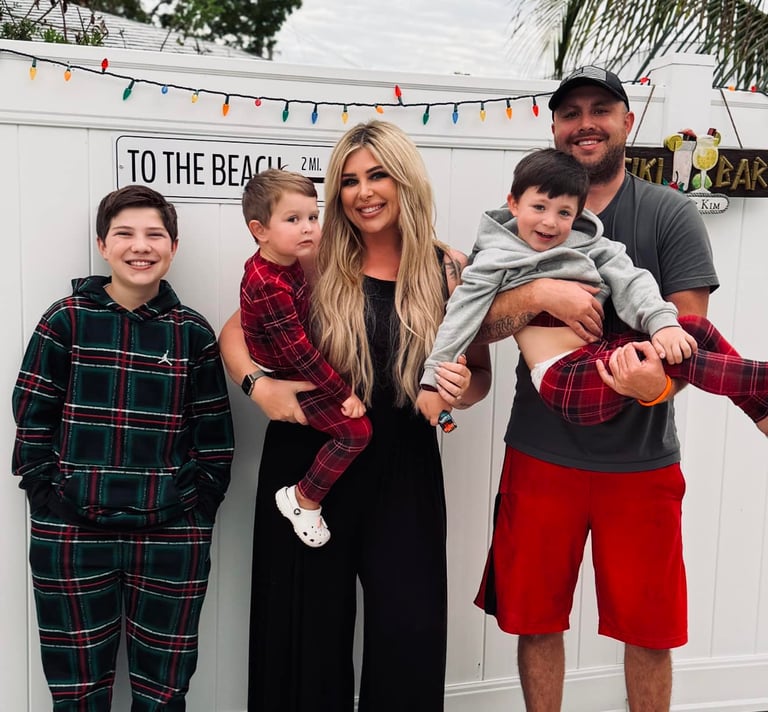 Owners of Lux Builders -  Tim and Desiree Tatro