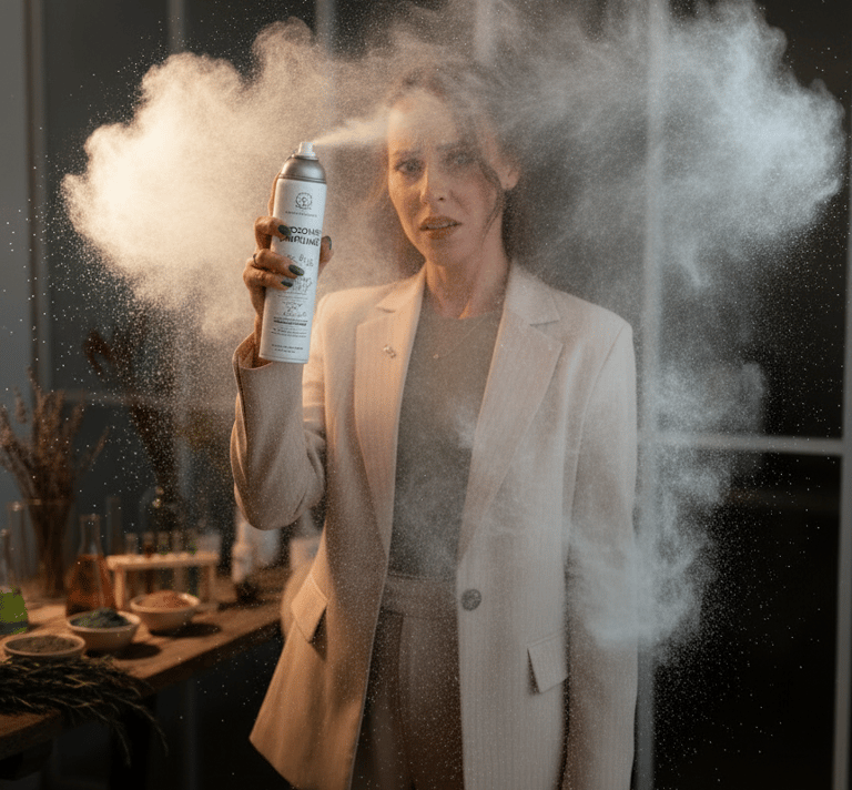 sausas sampunas slenka plaukai naturalus dry shampoo