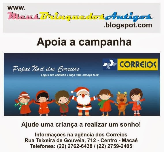 Chamada da campanha "Natal dos Correios".