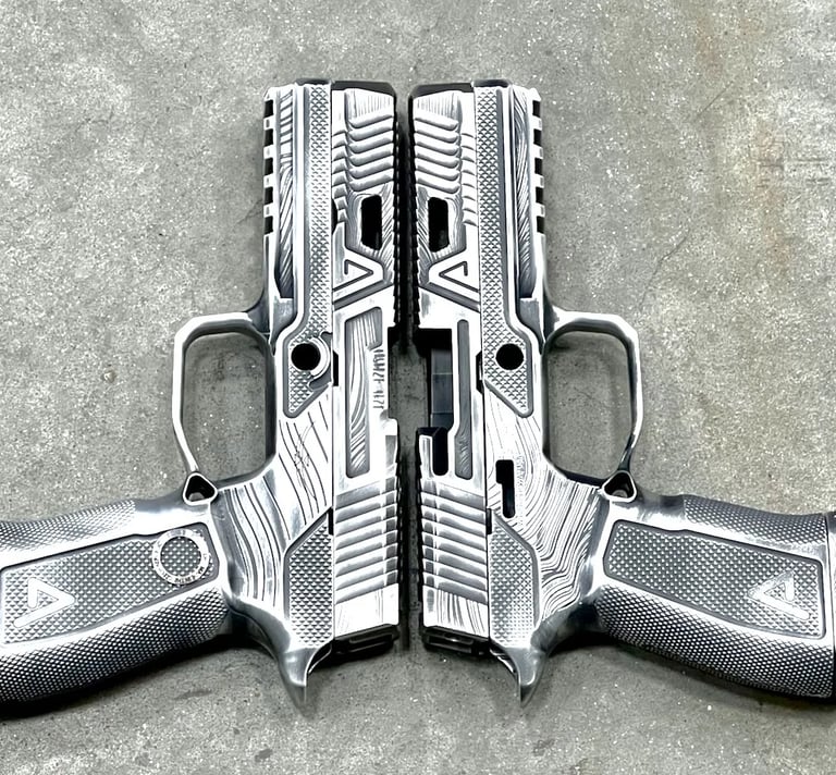 pistol beskar cerakote baremetal battleworn