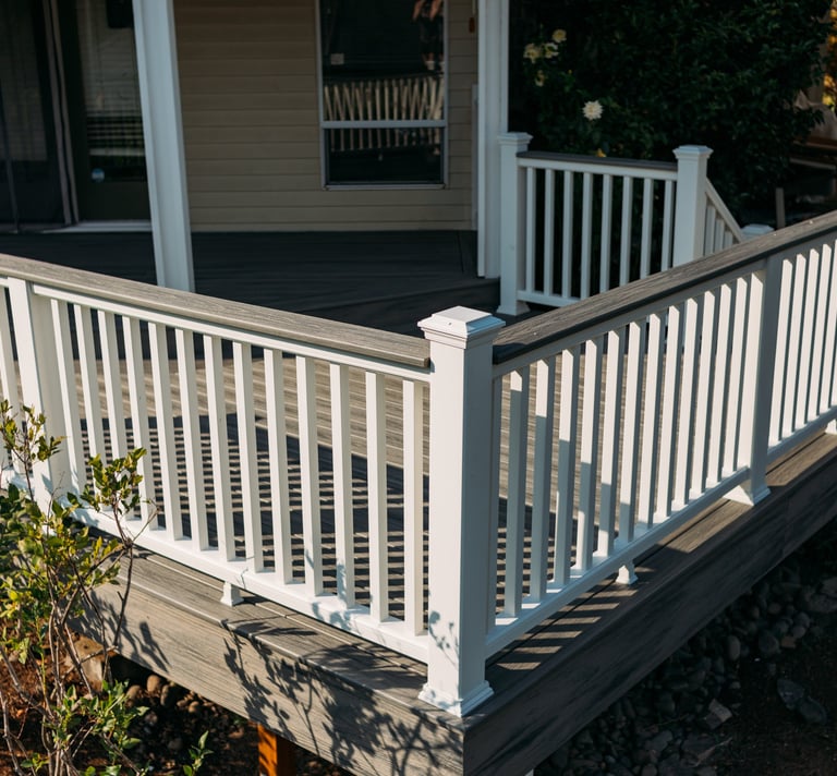 Trex composite decking