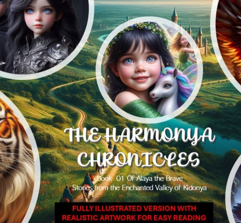 Children’s fantasy adventure books from The Harmonya Chronicles