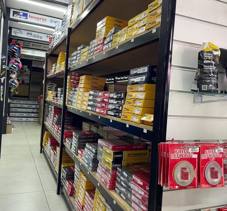 Kit de Relação e Trasnmissão no Atacarejo Moto Peças em Campinas.