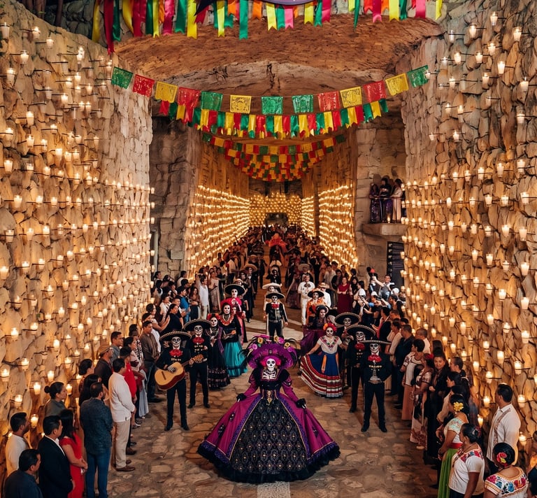 festival tradicional vida y muerte xcaret