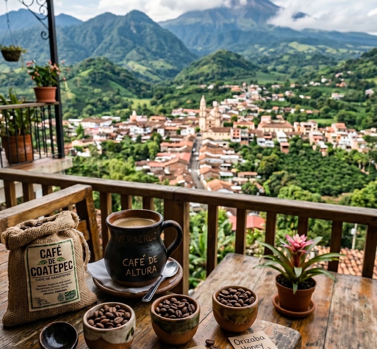 Degustación de café en Coatepec, Veracruz. Coatepec pueblo mágico