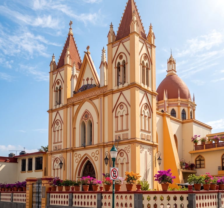 Parroquia de nuestro señor del calvario en Coatepec Veracruz