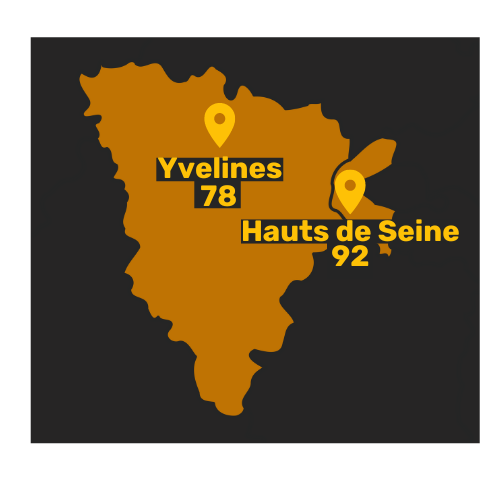 Zone d'intervention Yvelines et Hauts de Seine pour l'extermination de nuisibles