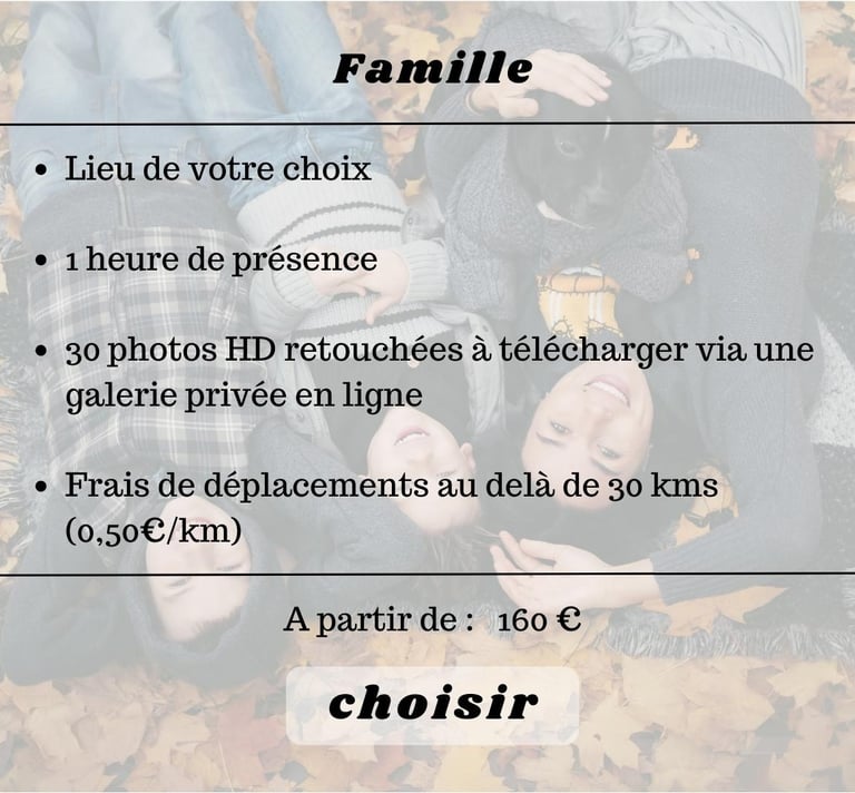 shooting photo famille