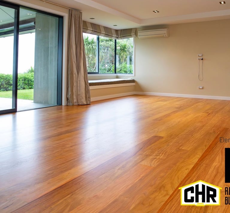 New flooring living room - CHR Builders