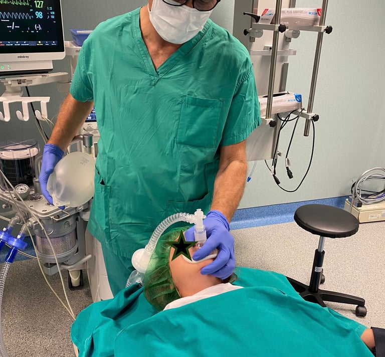 fase di induzione anestesia generale pediatrica