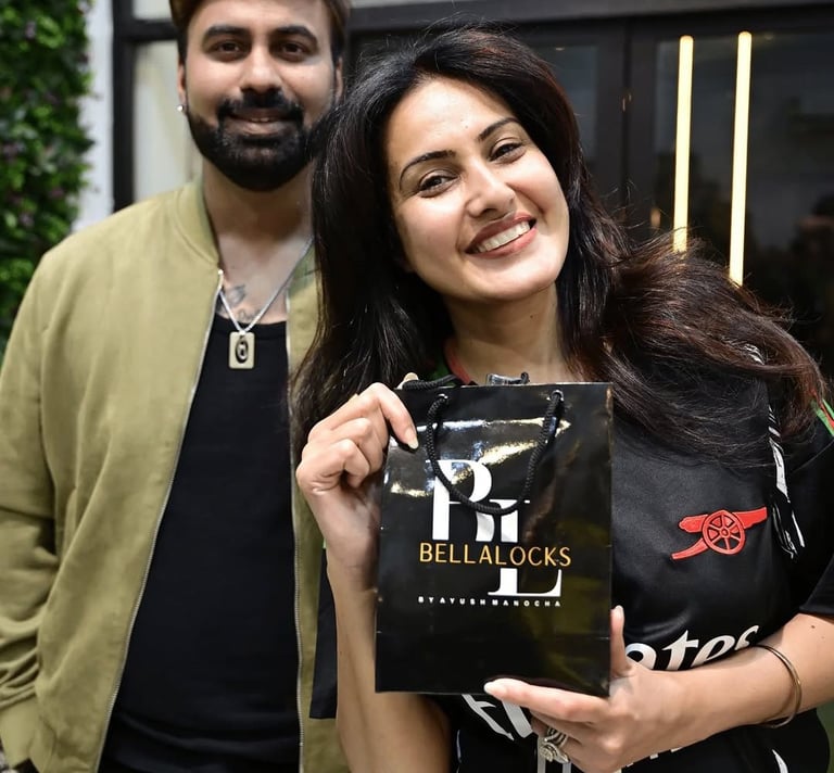 Kamya Panjabi at Ayush Manocha Salon