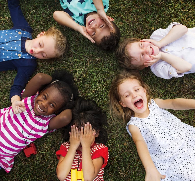 children laughing