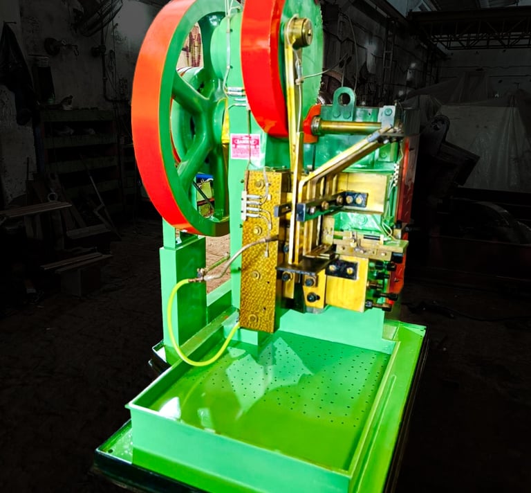 The thread rolling machine for studs