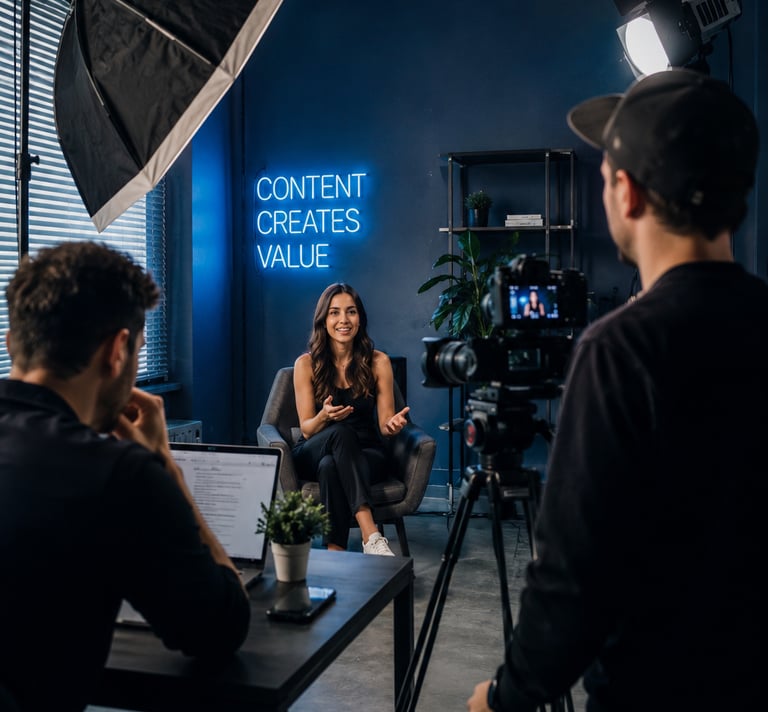 Like Studios produção de reels profissionais para empresas e marcas em Braga