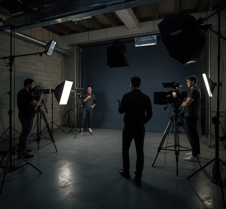 Like Studios produtora audiovisual em Braga com estúdio moderno e produção criativa profissional