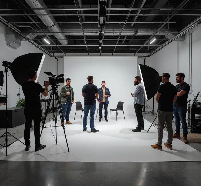 Produtora audiovisual em Braga com equipa especializada em gravação e criação de conteúdos visuais