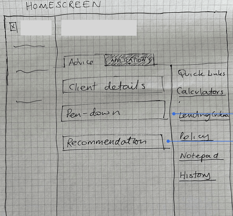 Sketch of the digital capture tool