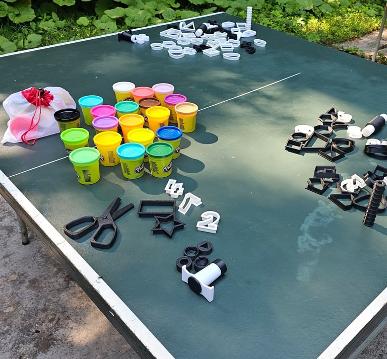 a table with a table top with a table top with a table top with a