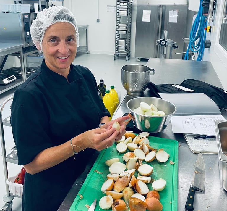 Ingrid Saury au laboratoire