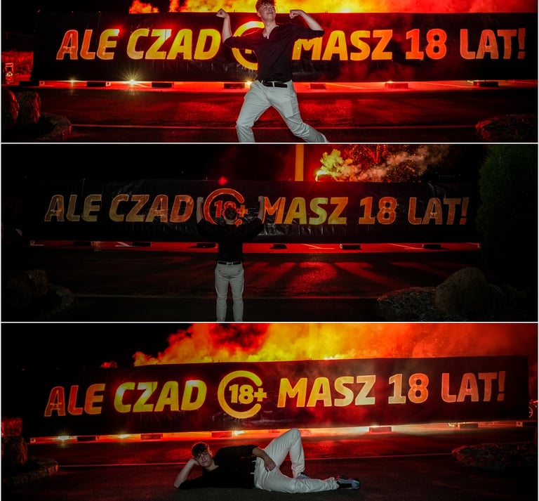 prezent na 18 dla niego osiemnastka nowoczesny prezent pirotechnika masz 18 lat ale czad