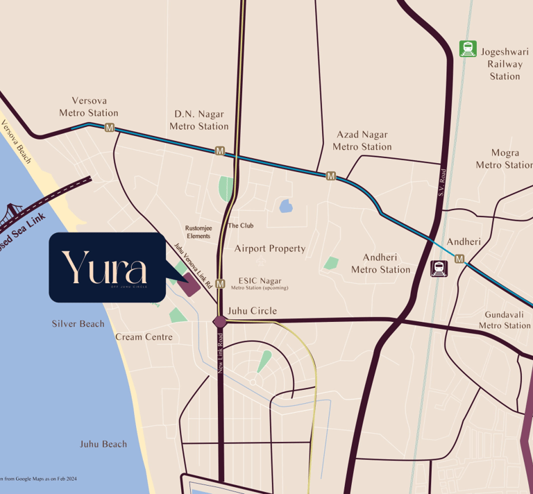 location transcon yura, location Pecan Yura Juhu