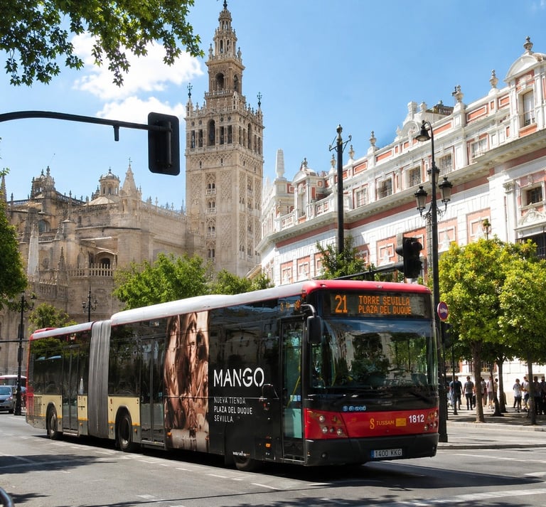 Publicidad Autobuses Sevilla Catedral