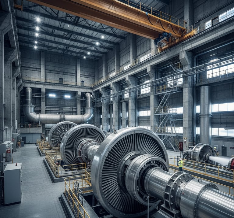 Turbine Idroelettriche a Salto Variabile