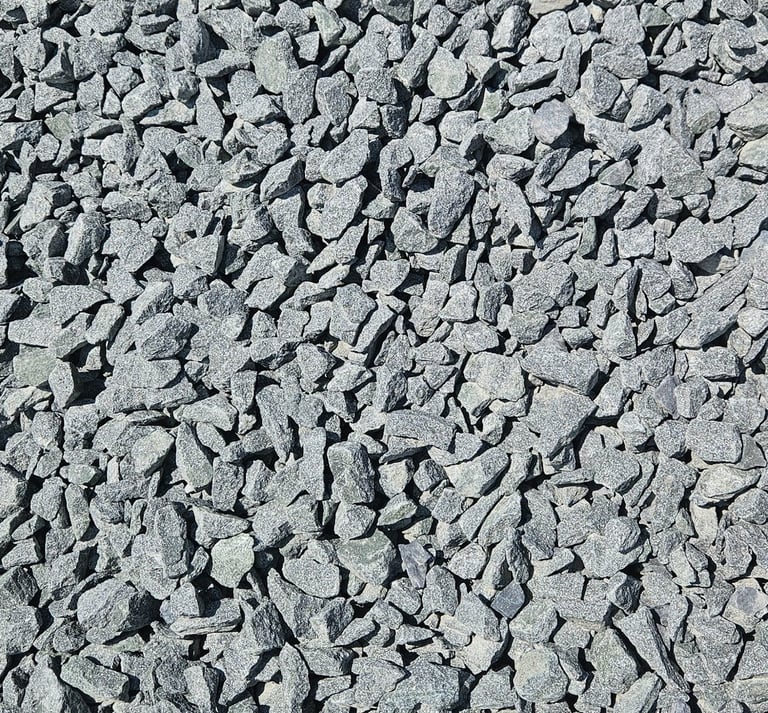 3/4" Blue stone gravel ready for delivery to Southern Maryland.