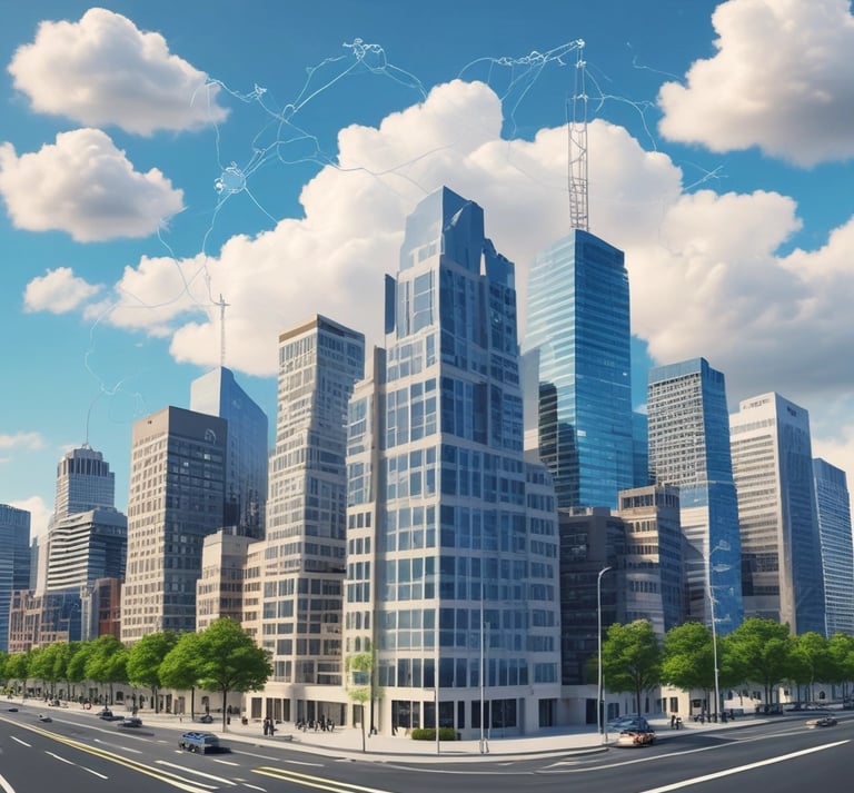 low angle view photography of a gray building